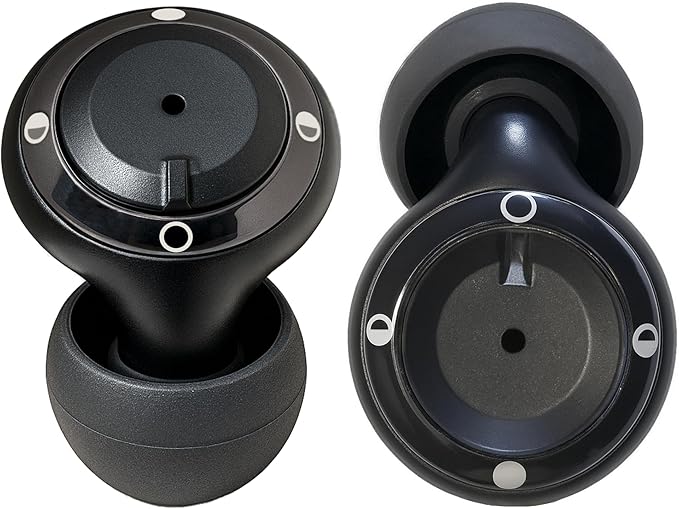 Winexus Adjustable Noise Reducing Ear Plugs for Focus, Travel, Concerts, Festivals & More – Reusable Silicone Earplugs with 3 Modes (17–35dB), 7 Ear Tip Sizes & Magnetic Carry Case, Black