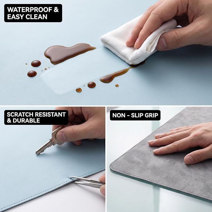 Large Gaming Mouse Pad (20" x 63") - Extended Computer Desk Mat, Big Desktop Deskpad for Gamer, Long Oversized PC Mousepad for Laptop