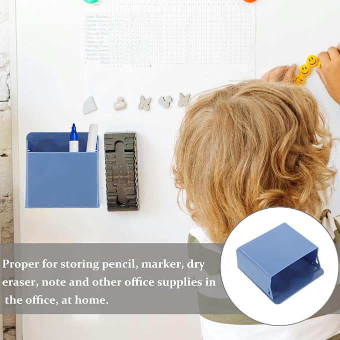 2Pcs Pen Holder with Suction Cup for Whiteboard Desktop Organizer Office Desk Storage Container for Pens Pencils Dry Erase Markers and Accessories Space Saving Pencil Holder