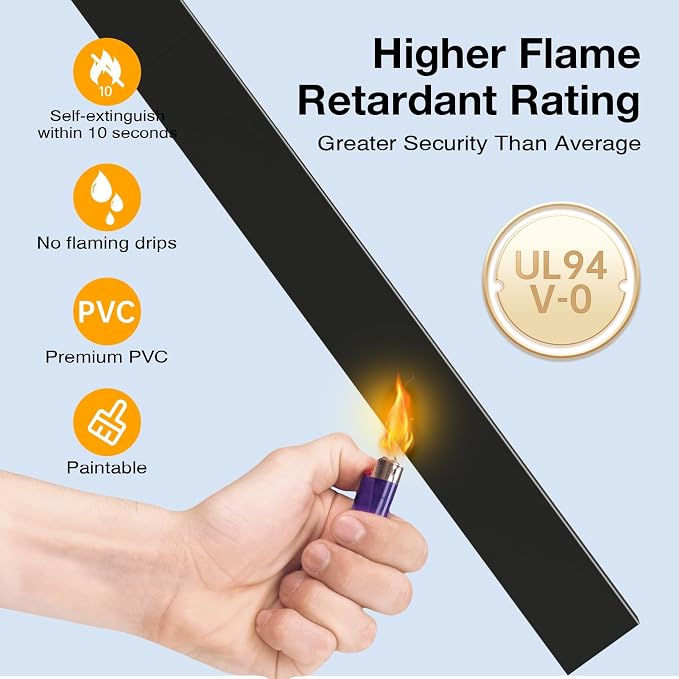 Delamu 157in Cord Hider, Cord Cover Wall Cable Management, Paintable Wire Cover for Cords, Cable Hider Raceway Kit, Cable Cover Concealer, Wire Hiders for TV on Wall, 10 X L15.7 W1.18 H0.6in, Black