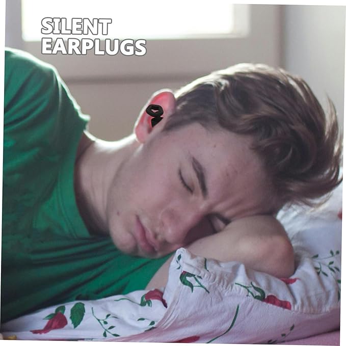 Mikinona 3 Pairs Soft Silicone Noise Cancelling Sleeping for Travel Concerts Focus Sound Insulation Reusable Comfortable Noise Reduction