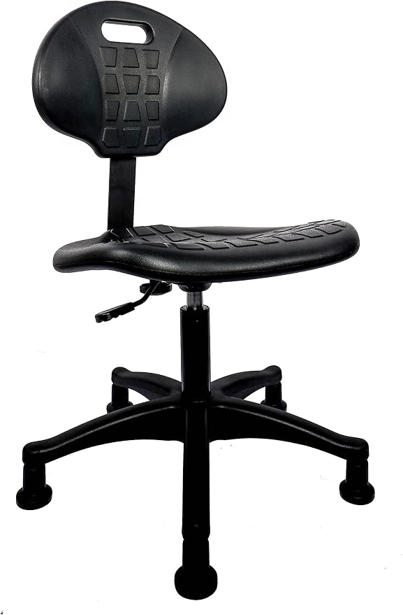 TAKE UR SEAT Ultimate All Purpose Stool, Heavy Duty, Built and Shipped Within 24 Hours, Desk Height 16-21", Great for Medical, Lab, Cleanroom, Spa, Salon, Office, Shop, Garage (Glide)