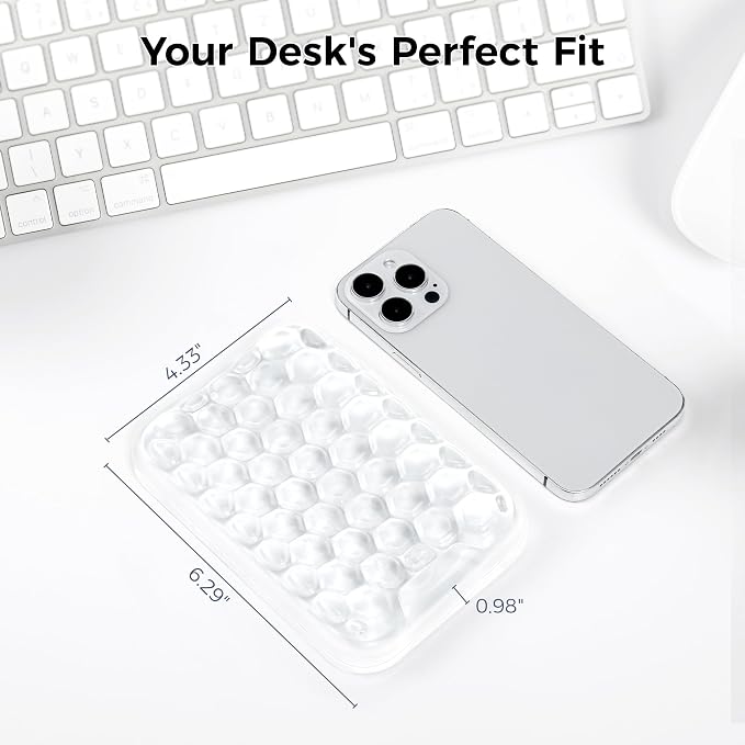 Ospelelf Ergonomic Elbow Pad, Gel Keyboard Wrist Rest Support for Office Desk Chair, Arm Wrist Pad for Typing Pain Relief, 1 Pack