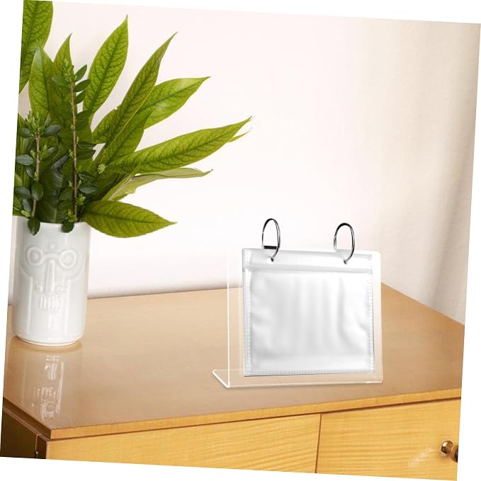 Table Top Flip Photo Album Acrylic Photo Storage Frame for Pictures Calendar Design