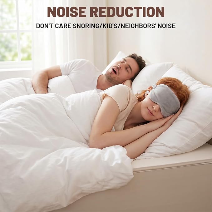 12 Pcs Moldable Silicone Ear Plugs Soft Transparent Earplugs Noise Reduction Earplugs Reusable Noise Cancelling EarPlug for Sleeping Snoring Travel Concerts Work Study Airplanes