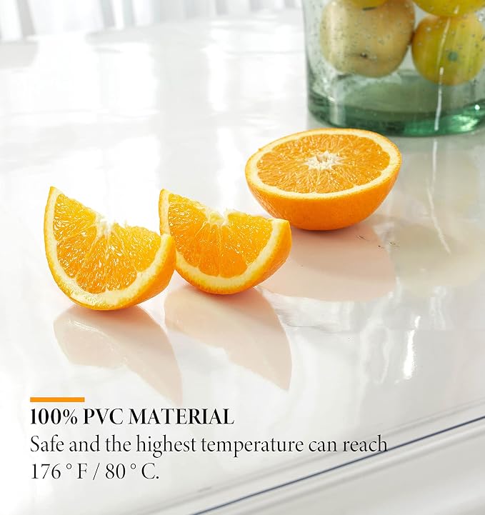 Deep Dream 1.5mm Thick 40 Inches Clear Round Table Protector, Round Table Cover, Tablecloth Protector, Table Protector for Dining Room Table & Office