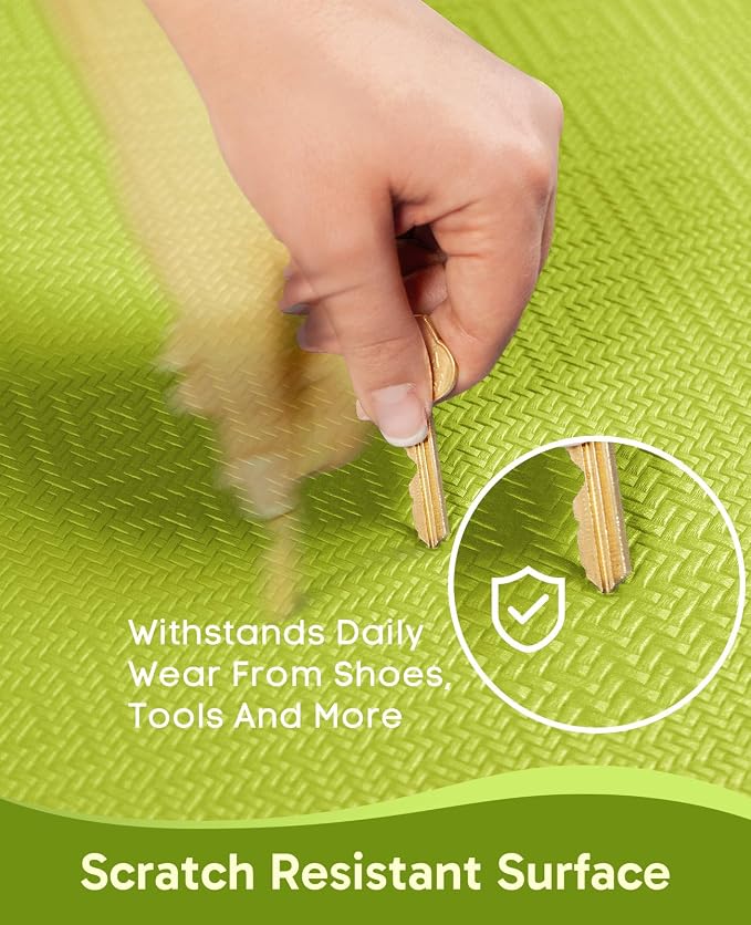 Ophanie Kitchen mats for Floor, 3/4 inch Thick, Kitchen Rugs, 20x39 Anti Fatigue Standing Cushioned Mat,Waterproof,Comfort Ergonomic mat for Office, Home,Sink with 99+ Pairs of Anti-Slip Bottom Ridges