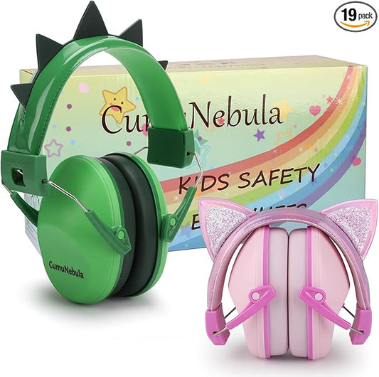2 Pack Noise Cancelling Headphones for Kids, Kids Ear Protection 28dB SNR Noise Reduction Ear Muffs for 3-16 Years Toddler/Children, Noise Cancelling Headphones Hearing Protection For Fireworks