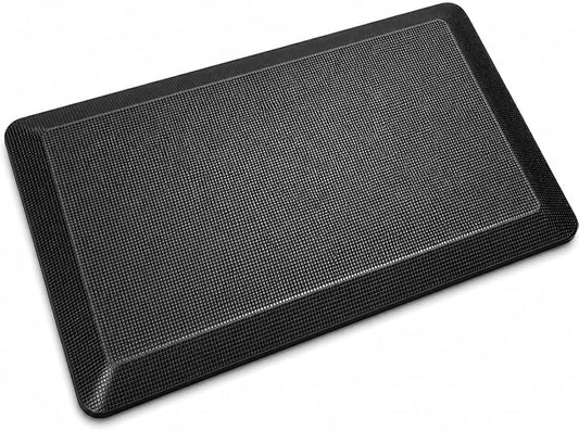 20 x 32 Inch Anti Fatigue Comfort Mat, 1 Inch Extra Thick Waterproof Mat, Non-Slip Standing Desk Mat for Offices, Home, Garages (Black, 32" L x 20" W x 1" Th)