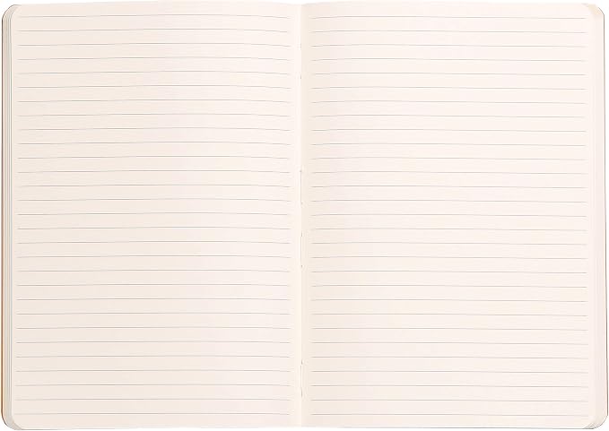 Rhodia Rhodiarama SoftCover Notebook - 80 Lined Sheets - 6 x 8 1/4 - Iris Cover