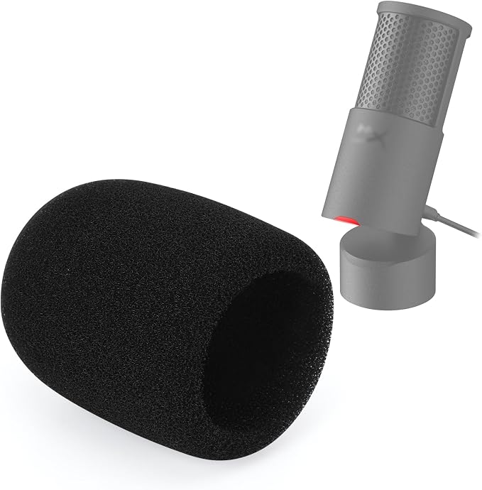SoloCast 2 Pop Filter for HyperX SoloCast 2 and 1 - Foam Mic Covers Windscreen Suitable for SoloCast 2 Microphone and SoloCast Mic for Filter Ambient and Breathing Winds by YOUSHARES