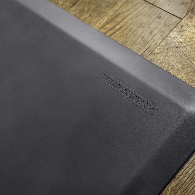 WellnessMats Original Anti-Fatigue Kitchen Mat, 72 Inch by 24 Inch, Grey