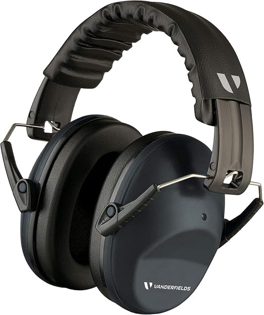 Vanderfields - Hearing Protection Ear Muffs - Over 33 dB (2K Hz) Broad Noise Cancelling Sound Reduction - Adults & Teens