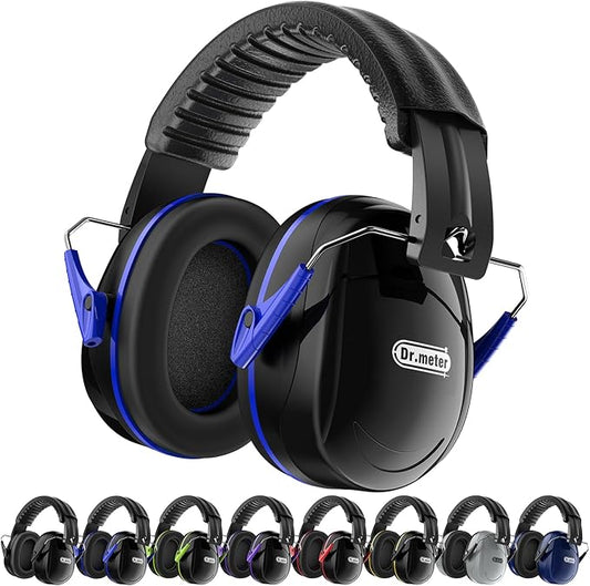 Noise Reduction Ear Muffs, SNR31dB Hearing Protection Sensory Earmuffs, Noise Cancelling Headphones for Adults Ear Protection for Gun Range, Yard Work, Mowing, Monster Truck, Fireworks