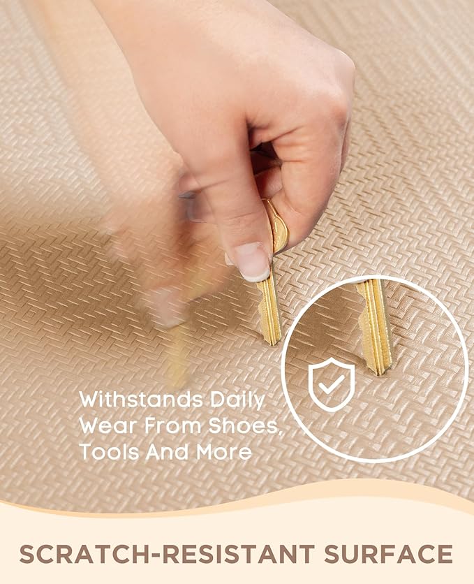 Ophanie Kitchen Mats for Floor,3/4 inch Thick,20x39 Anti Fatigue Cushioned Mat with 99+ Pairs of Anti-Slip Bottom Ridges,Kitchen Rugs,Waterproof,Comfort Ergonomic Standing Mat for Office,Home,Sink