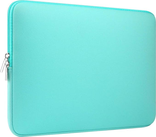 CCPK Laptop Sleeve Case for MacBook Pro 14 inch Mac Air 13 inch M4 M3 M2 M1 Compatible with Hp Lenovo Dell ASUS Computer Laptop Sleeve Bag Protective Carrying Case Cover 13-14 inch Accessories, Mint