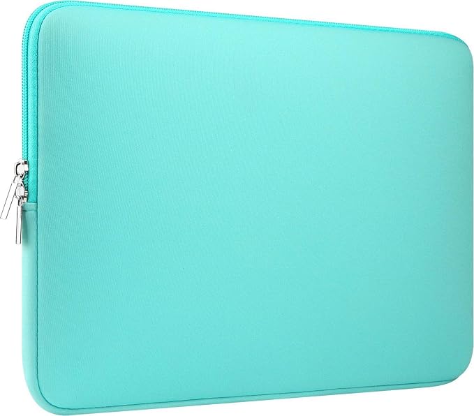 CCPK Laptop Sleeve 15.6" for MacBook Pro 16 inch Mac Air 15 inch M4 M3 Compatible with Hp Lenovo Dell Acer Computer Laptop Bag Sleeve Carrying Case Cover Protective Skin 15.6-16 inch Accessories, Mint
