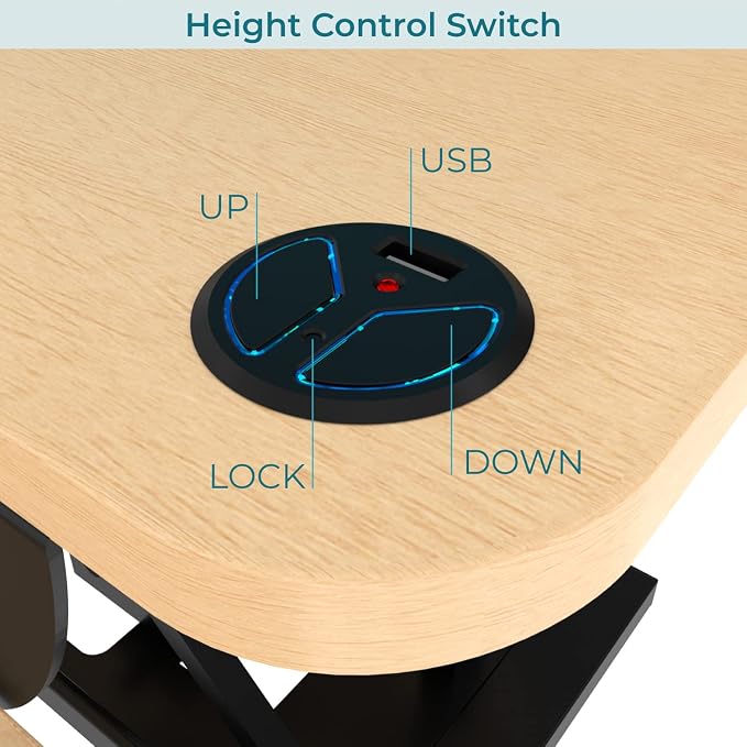 VERSADESK PowerPro 48 Inch Electric Standing Desk Converter – Push-Button Height Adjustable Sit to Stand Desk Riser for Multiple Monitors – Motorized Desktop Workstation with Wide Keyboard Tray