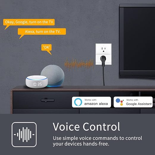 Plug,Support SmartThings, ETL & FCC Certified, 4 Pack