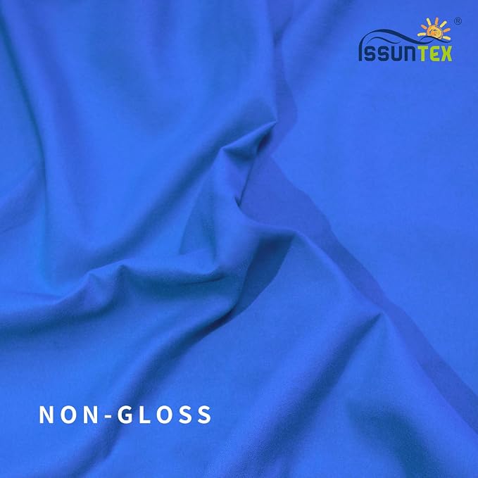 ISSUNTEX 10X20 ft Background Muslin Backdrop, Photo Studio, Collapsible High Density Screen for Video Photography and Television-Blue