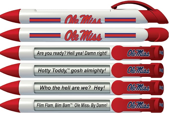 Greeting Pen Ole Miss 5" X 8.25" Notebook / 2 Pen Set (1214M2)