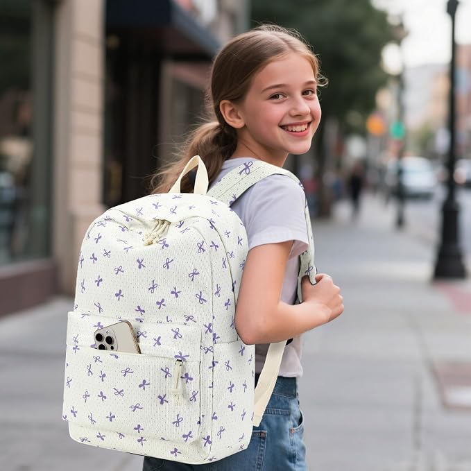 LEDAOU Backpack for Girls School Bag Kids Bookbag Teen Backpack Set Daypack with Lunch Bag and Pencil Case | Kids
