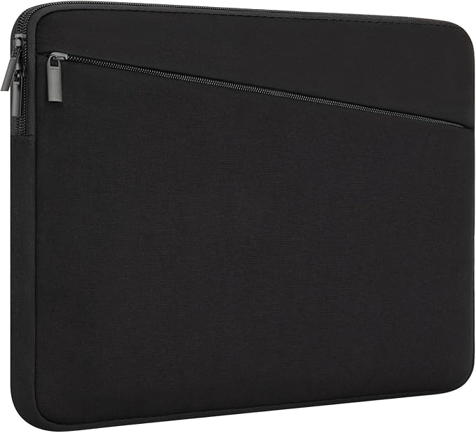 Laptop Sleeve 13 Inch Cover Protective Case Compatible with 13 Inch MarBook Pro MacBook Air M4 M3 M2 M1 Durable Padded Case with Pocket Black