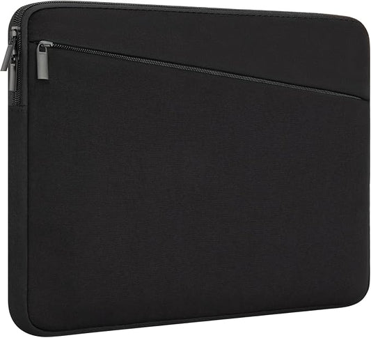 Laptop Sleeve 13 Inch Cover Protective Case Compatible with 13 Inch MarBook Pro MacBook Air M4 M3 M2 M1 Durable Padded Case with Pocket Black