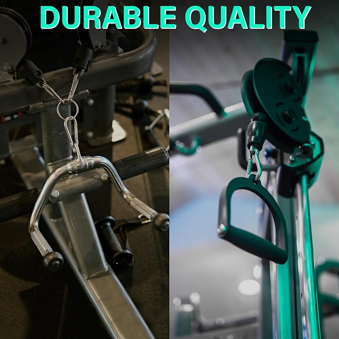 3.15 Inch 4 Pack Spring Snap Hook Carabiner, Cable Machine Accessories for Home Gym Pulldown Attachment, Exercise Machine, Heavy Duty Steel Clip for Outdoor Fitness