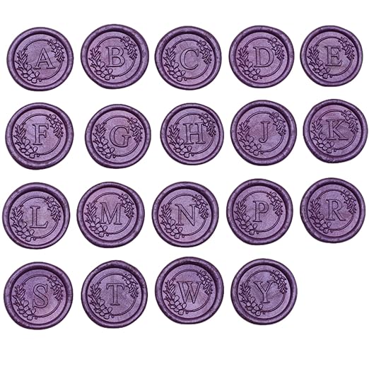 Initial Alphabet T Wax Seal Stamp Set, Retro Letter Sealing Stamp with 150Pcs Sealing Wax Beads in 5 Color, Melt Spoon Pen Kit for Wedding and Christmas (T)