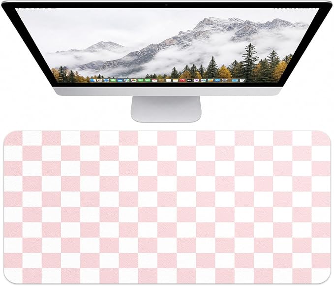 Leather Desk Mat, Desk Pad for Keyboard and Mouse Large Mouse Pads for Desk | Waterproof Desk Mat, Desk Matt for Desktop, Laptop Blotter, Keyboard Pad, Large Mouse Pad, Desk Essentials
