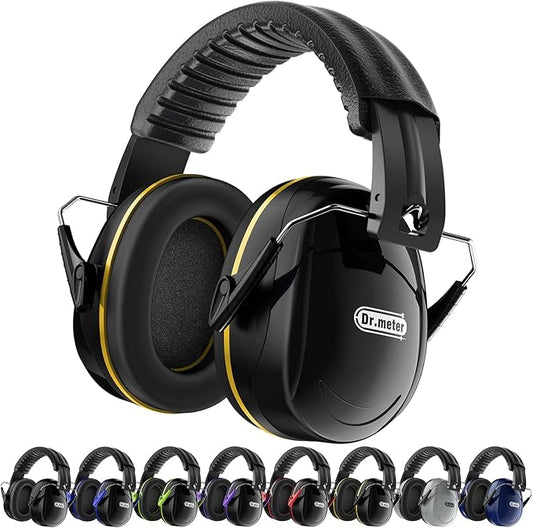 Noise Reduction Ear Muffs, Noise Cancelling Headphones for Adults, Kids Autism Sensory Ear Protection Earmuffs, 31dB Hearing Protection for Shooting Gun Range, Mowing, Fireworks, Concerts