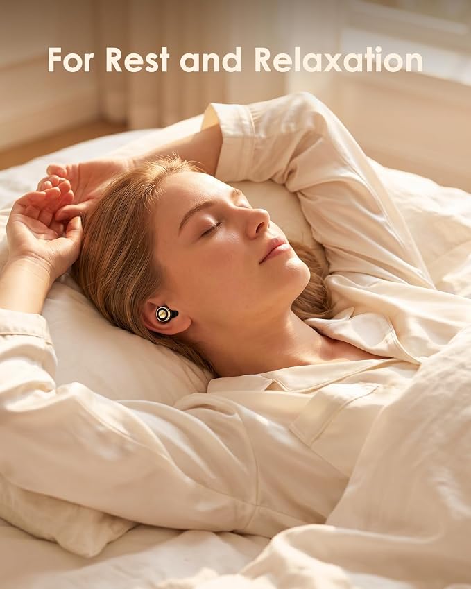 Reusable Ear Plugs for Sleeping, Travel & Work, Up to 33dB Noise Reducing Silicone Ear Plugs with 4 Sizes, Secure Fit, Portable Snap-Closure Case for Flights, Study, Commute Reading
