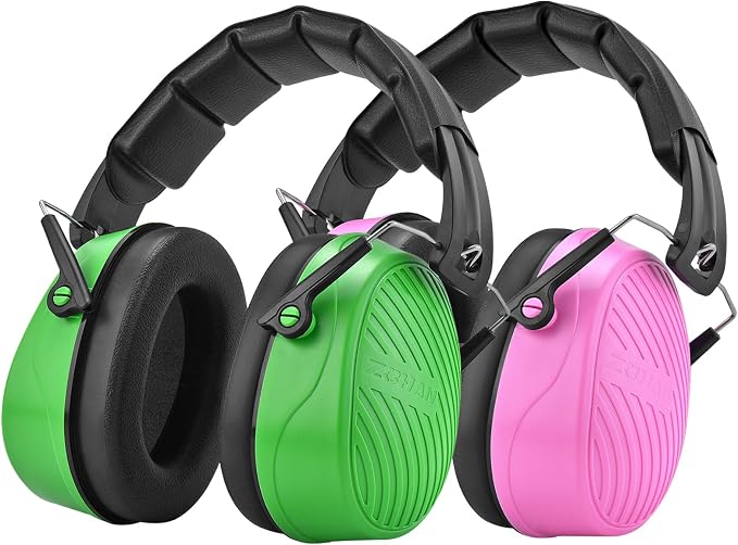 ZOHAN 019 Noise Cancelling Headphones for Adult - NRR 28dB Hearing Protection for Working, Shooting, Mowing, Autism