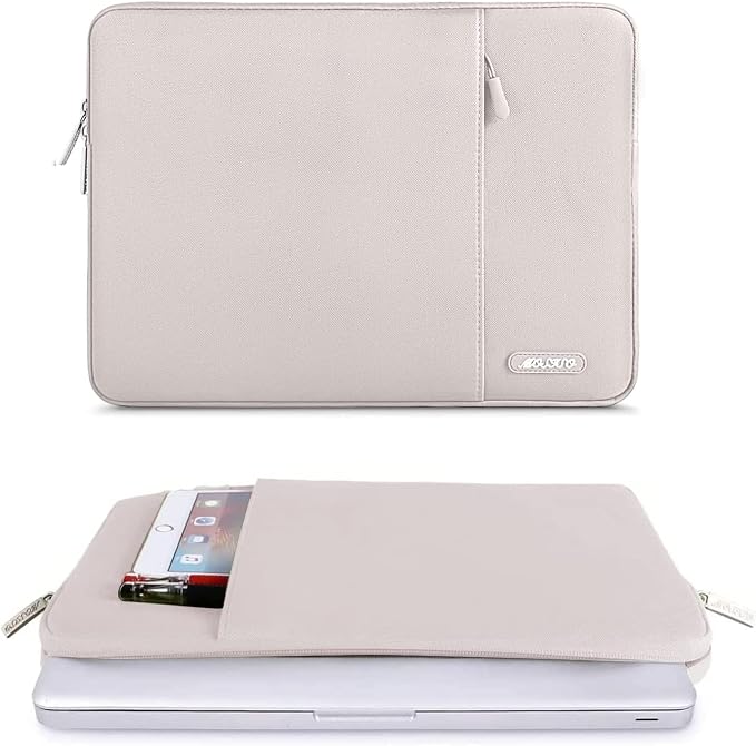 MOSISO Laptop Case 14 inch, 14 inch Laptop Sleeve Bag Compatible with HP Lenovo Dell ASUS Acer, HP Stream, Dell Latitude, Lenovo IdeaPad, Neoprene Computer Sleeve Bag with Small Case, Rock Gray