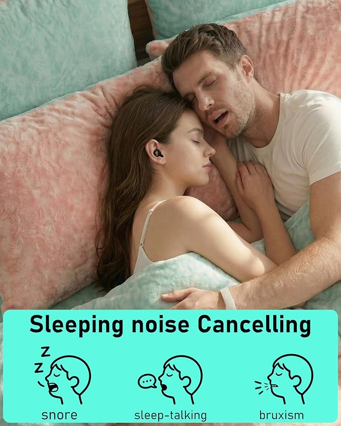 Ear Plugs for Sleeping,30dB Noise Cancelling Earbuds,Concert Ear Plugs for Swimming,Snoring,Sider Sleepers Airplane,Silicone Ear Plugs for Noise Reduction,Side Sleepers Invisible Earbuds