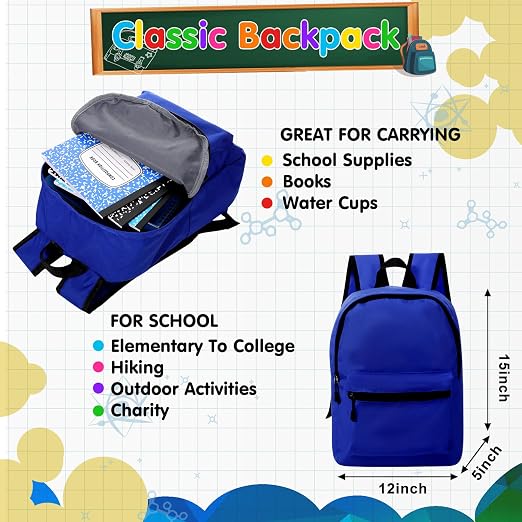 Gilprop 126 Pcs 2026 Middle High School Supplies Kit with Backpack for Student 6-12 Grades, Back to School Supplies Bulk Bundle Essential Notebook Calculator for Senior Student(Navy Blue)