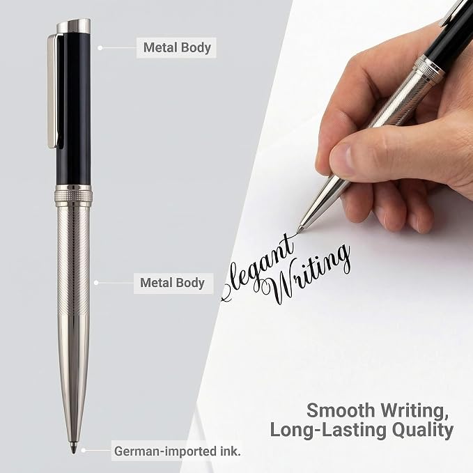 Yastar Personalized Pens with Name Engraved, Custom Ballpoint Pens for Writing, Luxury Executive Pen for Men Women, Elegant Writing Pens for Business Office, Graduation, Gift for Nurse