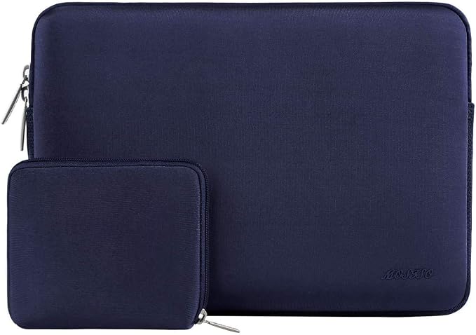 MOSISO Laptop Case 13 inch, 13 inch Laptop Sleeve Bag Compatible with MacBook Neo/Air M5 M4 M3 M2 M1 2026-2018 / Pro M2 M1 2026-2016, Neoprene Computer Sleeve Bag with Small Case, Navy Blue