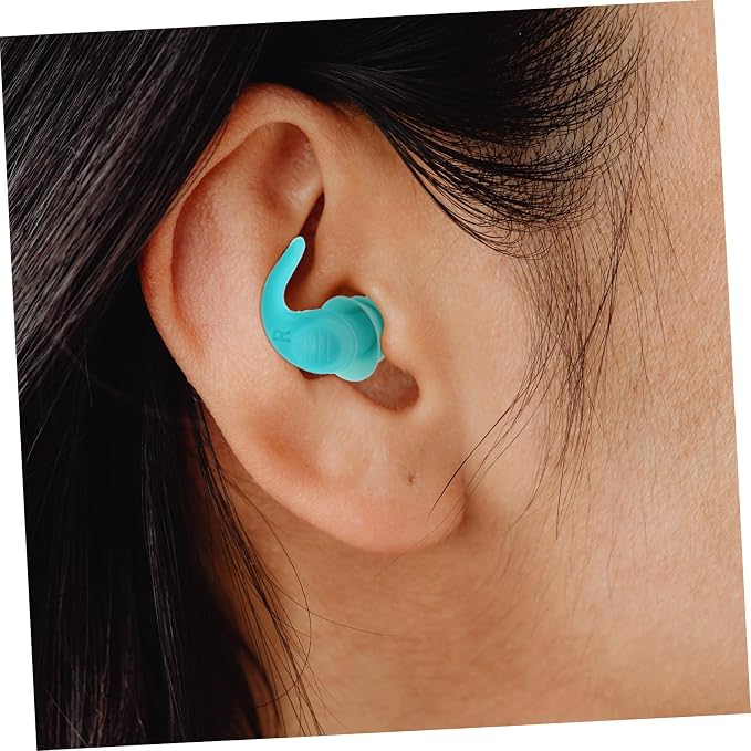Reusable Silicone Noise Reduction for Rest Study Work Travel Concerts Comfortable Soft Fit Noise Blocking Earbuds with Carrying Case