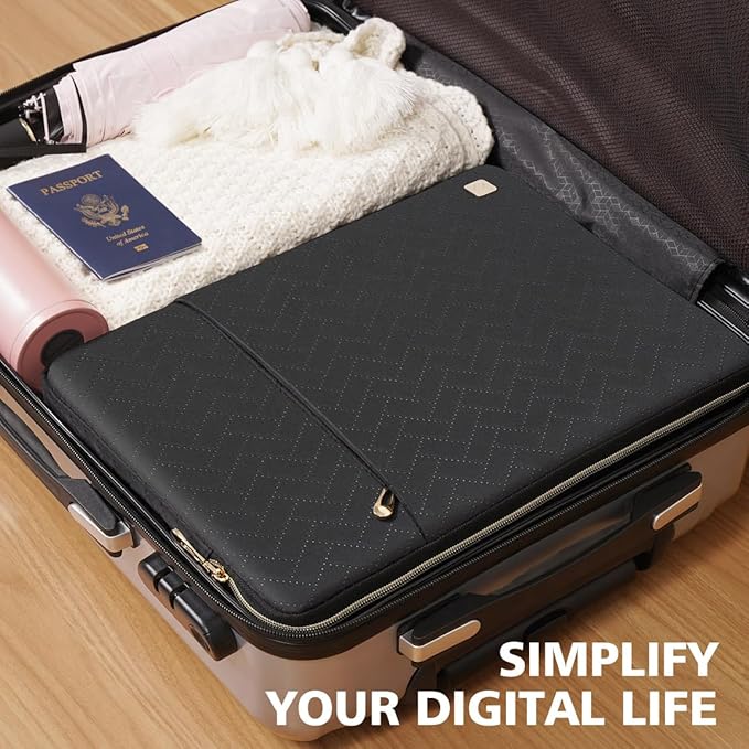 NIDOO 15.6 Inch Laptop Sleeve Case Water-Resistant Carrying Bag for 15.6" IdeaPad 3i / Legion 5 Slim 7 Gen 6 / ThinkPad T15 T15g P15s E15 L15 Gen 2/16" Yoga 7i / G16 Gaming/Galaxy Book3 pro 360