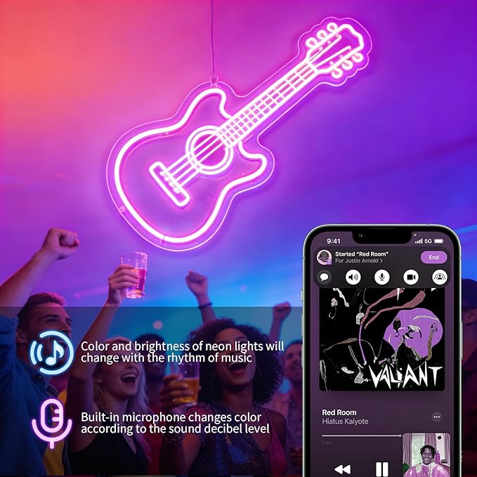 50FT RGB LED Neon Rope Lights, App & Remote Control, Flexible Waterproof IP65 Led Strip Lights, Music Sync Color Changing Multiple Modes Neon Lights for Bedroom Gaming Room Indoor & Outdoor Decor