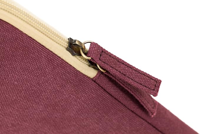 Kinmac 360° Protective Vertical Laptop Sleeve Case Cover Bag (Wine Red, 15.6 inch-16 inch)
