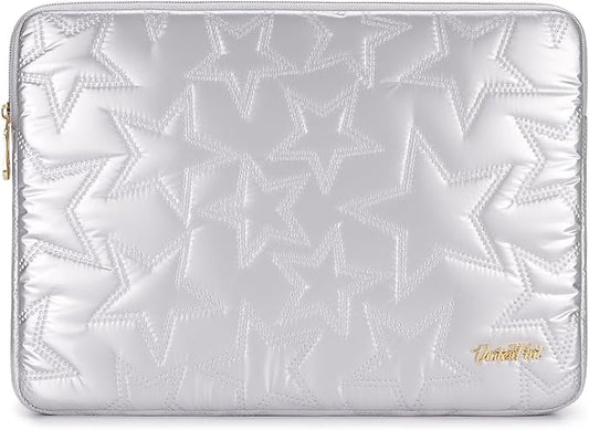 13 inch Laptop Sleeve Case for 13" MacBook Air M5 / M4, 13" MacBook Neo/Pro, 13" Latitude 5350/7320/7350, 13.4" Dell XPS 13, 13" ThinkPad X13 Gen / L13 Gen 5, HP Laptop Bag Cover, Silver