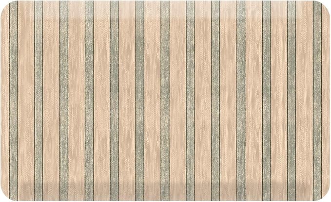 House of Noa Nama Standing Mat – Anti-Fatigue Cushioned Kitchen Mats for Floor | Ergonomic Bounce-Back Foam Kitchen Mats | Anti-Fatigue Mats for Kitchen & Standing | Devon Twine | 22" x 36"