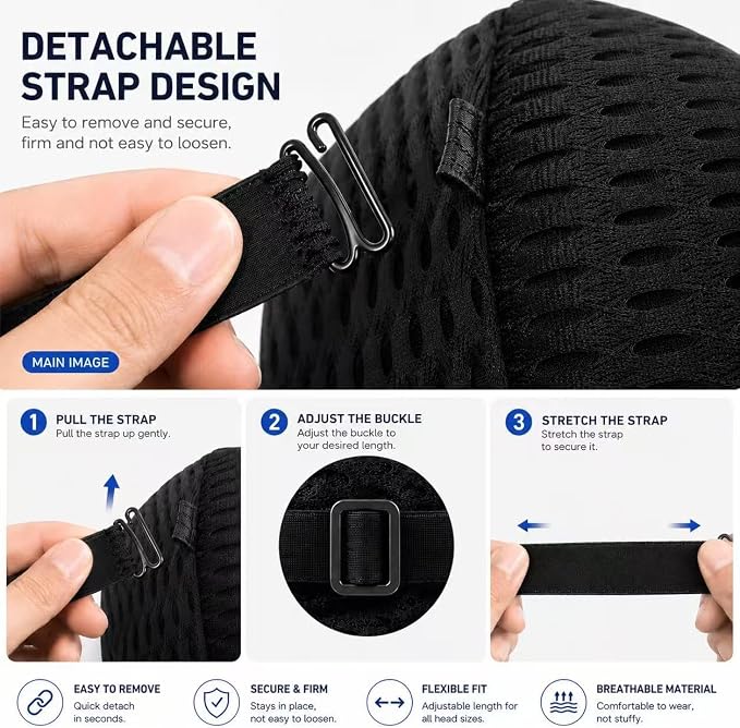 Ergonomic Lumbar Support Pillow, Memory Foam Back Cushion | Back Pillow for Low Back Pain Relief, Ergonomic Streamline Car Seat, Office Chair, Recliner and Bed