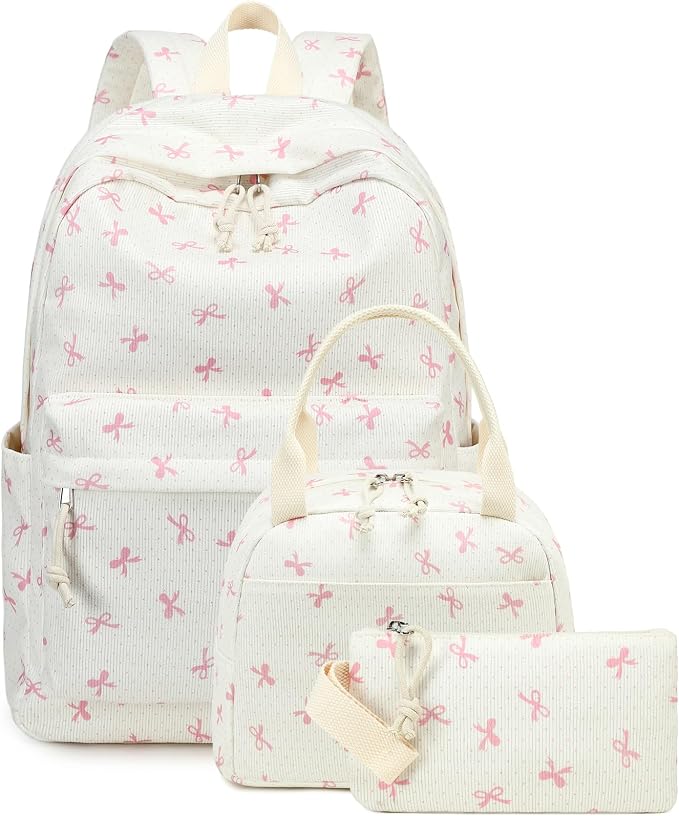 BTOOP School Backpacks for Teen Girls Bookbags Lightweight Kids Backpack School Bags Set with Lunch Box Pencil Case