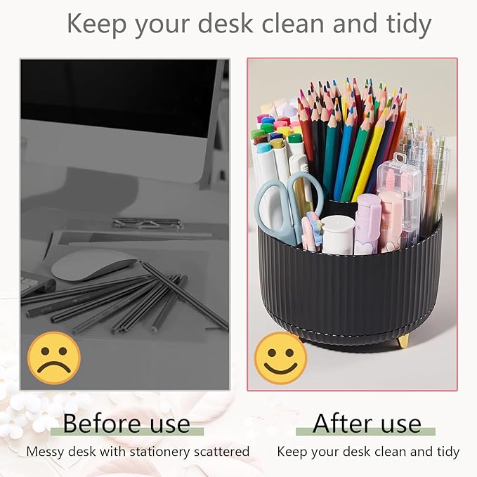 Office Supplies,School Supplies,Black Desk Accessories,Desk Organizer,Scissors,Stapler,Tape Dispenser,Binder Clips,Staples,Staple Remover,Sticky Notes,Clear Tape,Pen,Ruler,Best Gift,11pcs