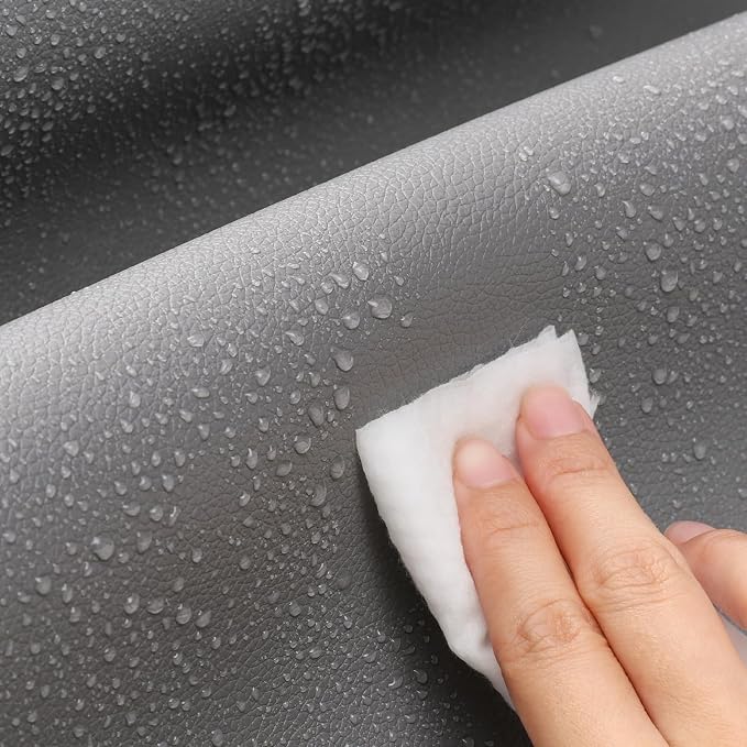 Dual Sided Desk Pad Faux Leather Desk Mat Large Mouse Pad | Desk Pad Protector Non-Slip Waterproof Desk Mouse Pad for Writing Desk, Office, Home(Pink Gray 23.6"X13")