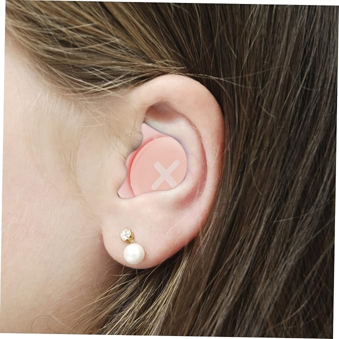 2 Sets Reusable Soft Silicone for Sleeping Travel Swimming Ergonomic Noise Reduction Lightweight Sound for Concentration and Noise Sensitivity